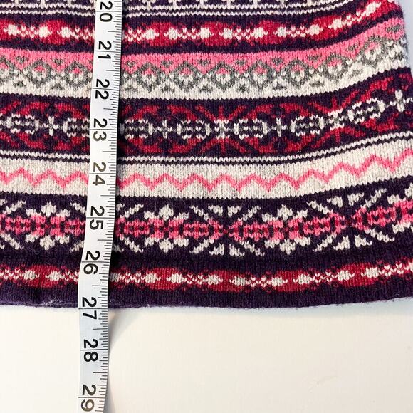 Appleseed’s Wool Blend Fair Isle Nordic Multicolor Knit Cardigan Sweater Sz L - Picture 10 of 10